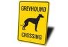 Greyhound Crossing Sign