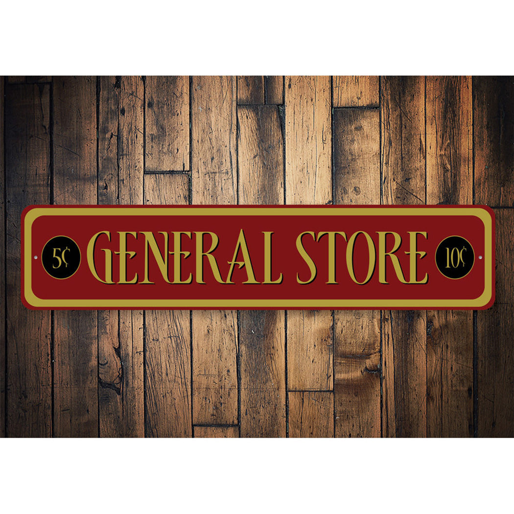 General Store Novelty Sign