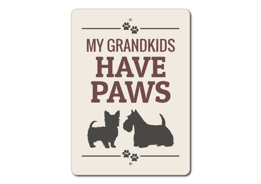 Dog Grandkids Sign