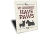 Dog Grandkids Sign