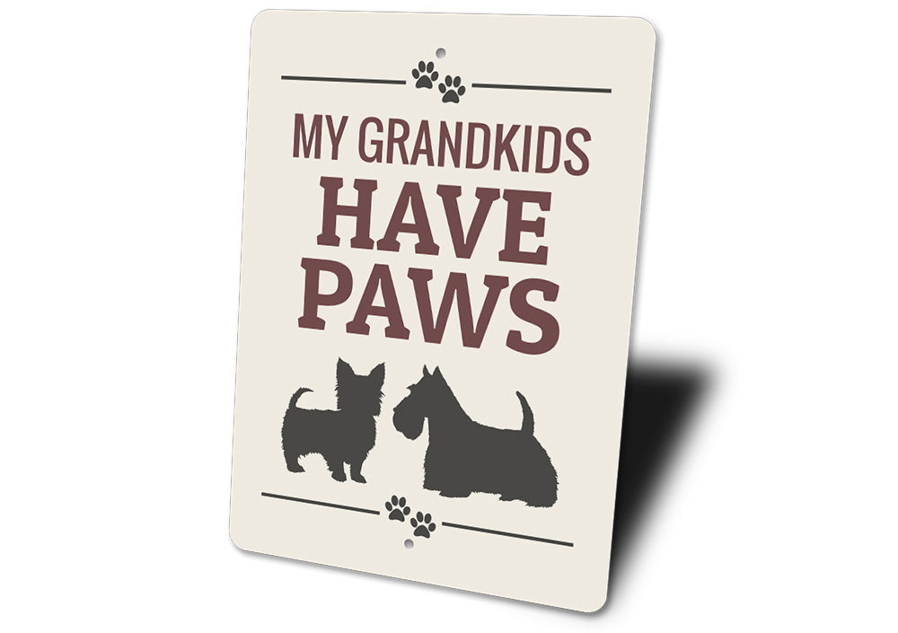 Dog Grandkids Sign