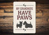 Dog Grandkids Sign