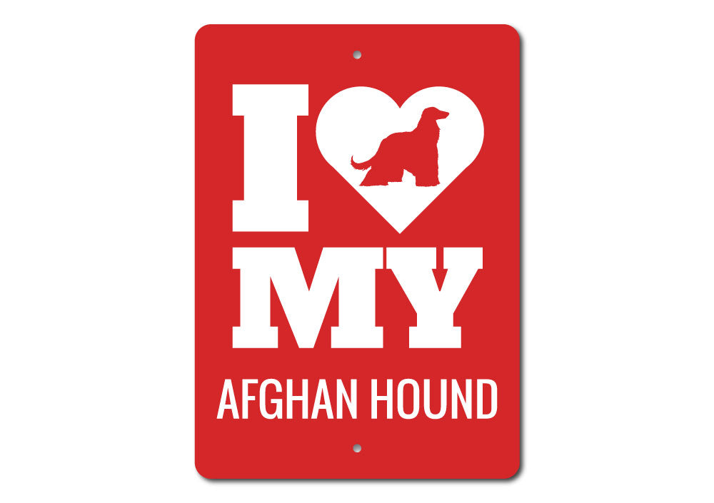 Afghan Hound Sign