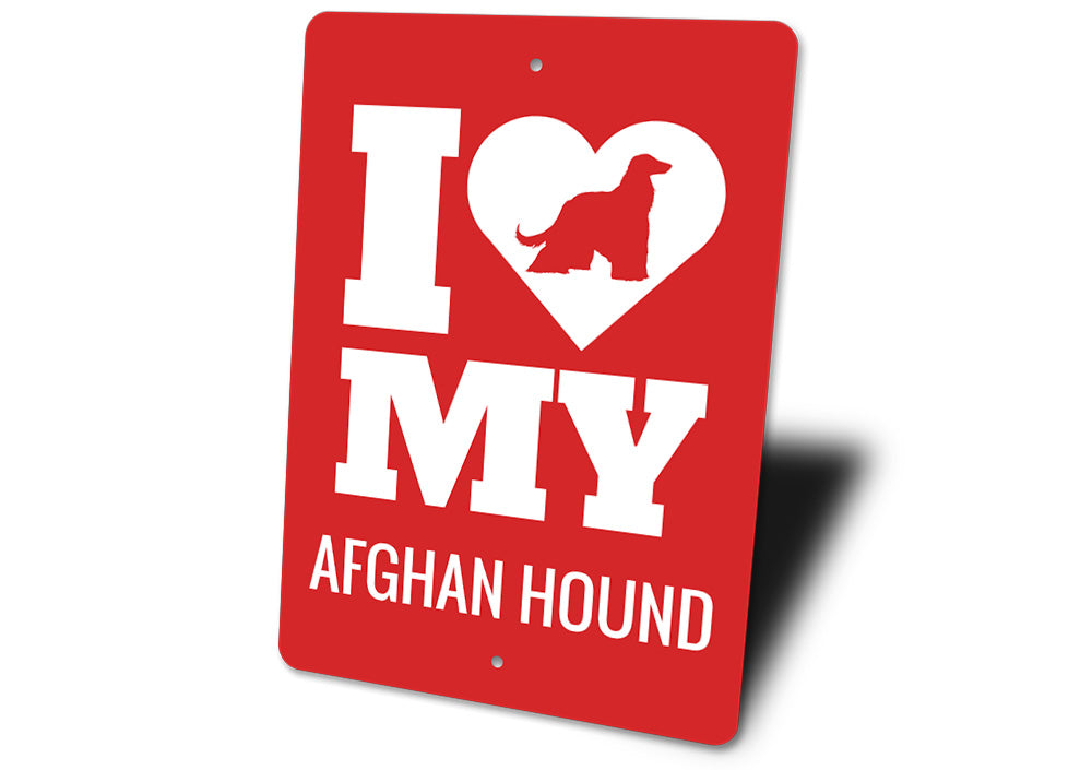 Afghan Hound Sign