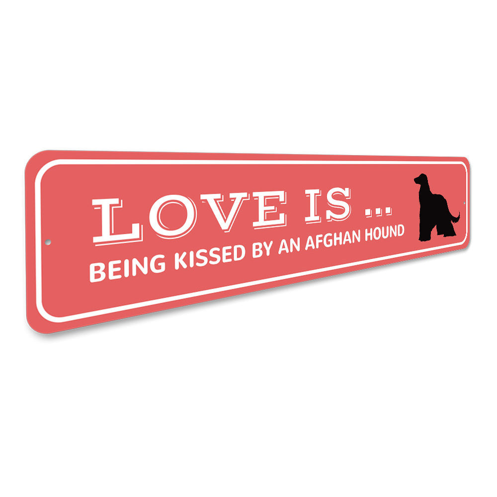 Afghan Hound Lover Sign Aluminum Sign