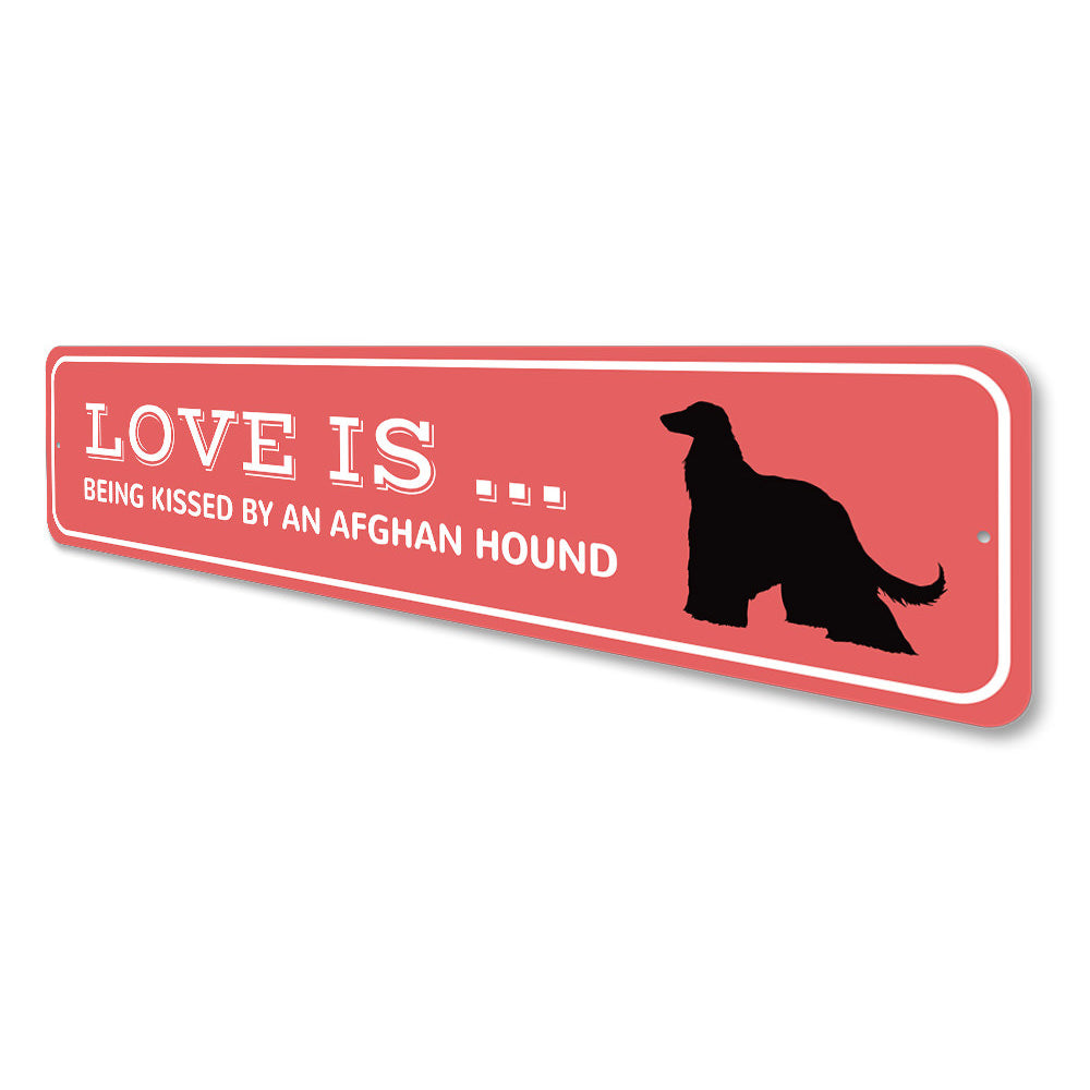 Afghan Hound Lover Sign Aluminum Sign