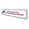 Greyhound Dog Sign Aluminum Sign