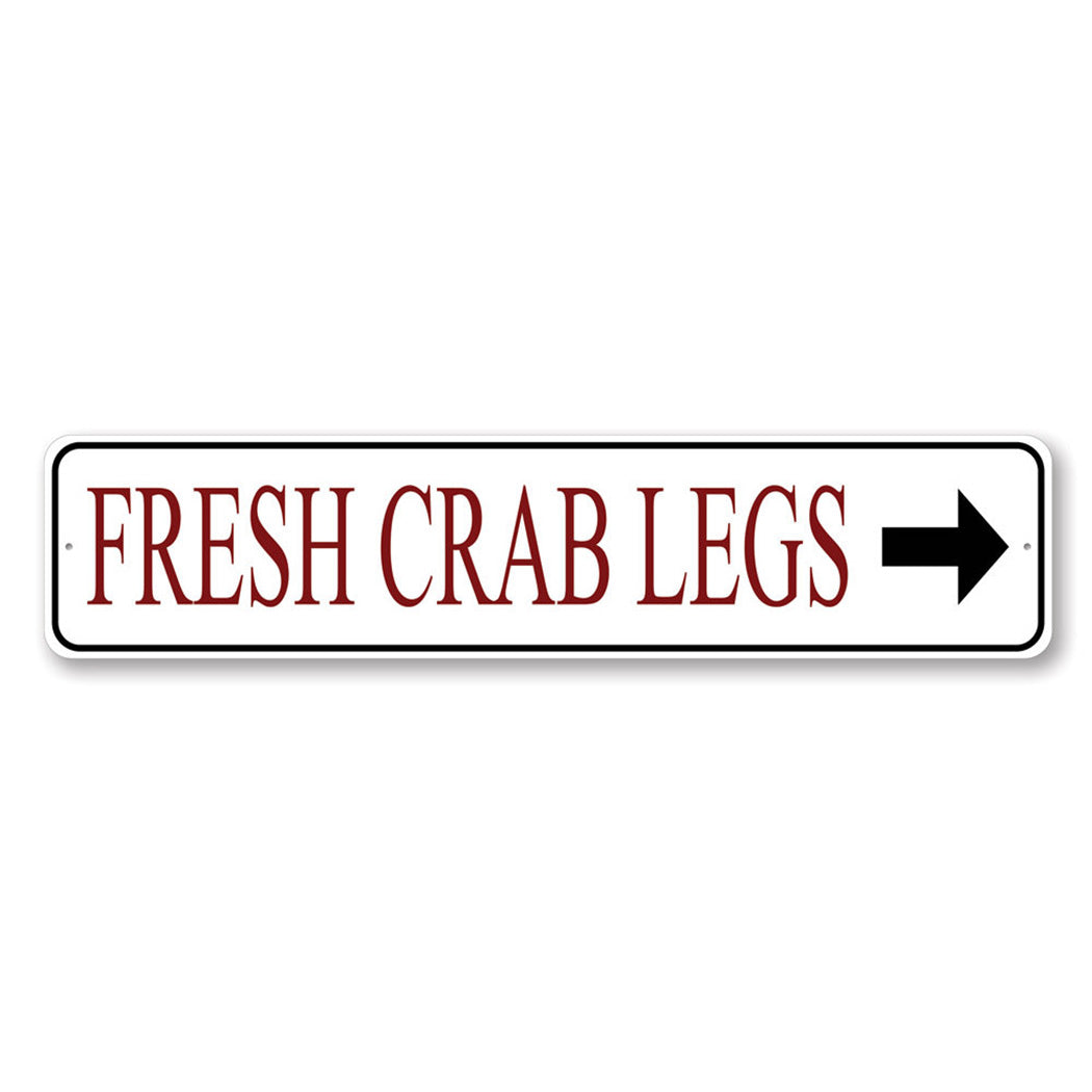 Fresh Crab Legs Sign