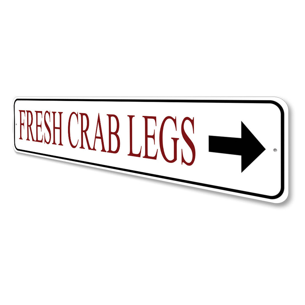 Fresh Crab Legs Sign
