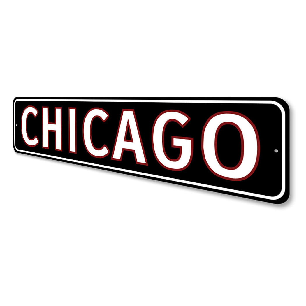 Chicago Metal Novelty Sign