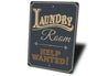 Help Wanted Laundry Sign