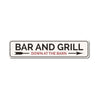 Bar and Grill Sign Aluminum Sign