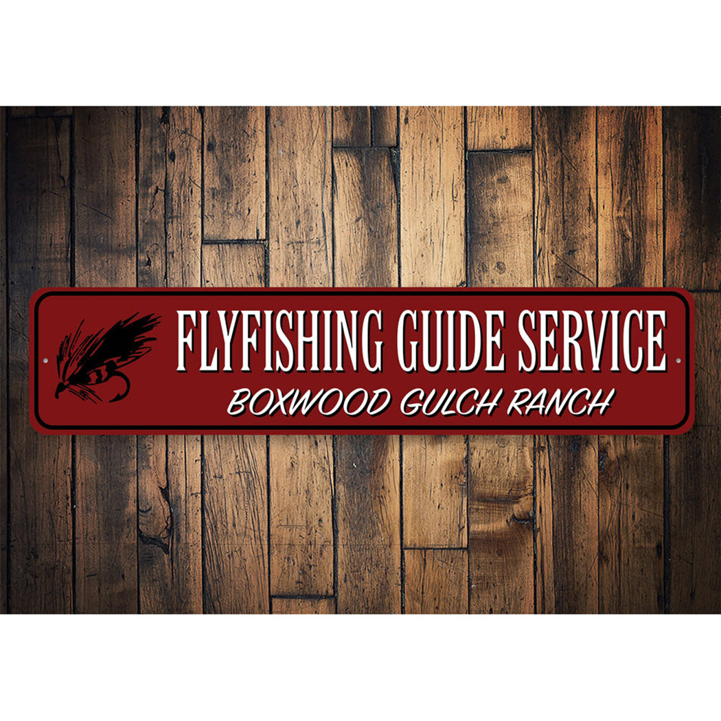 Flyfishing Guide Service Sign