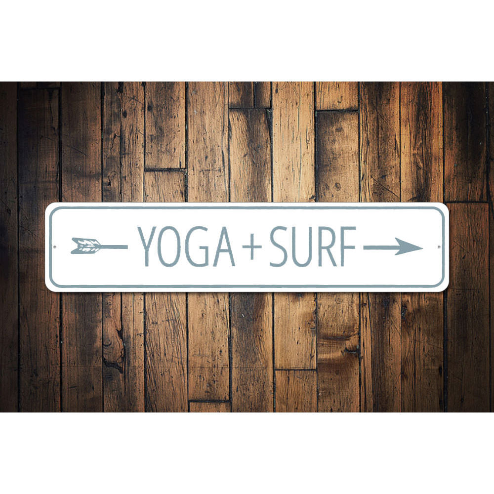 Yoga Sign Aluminum Sign