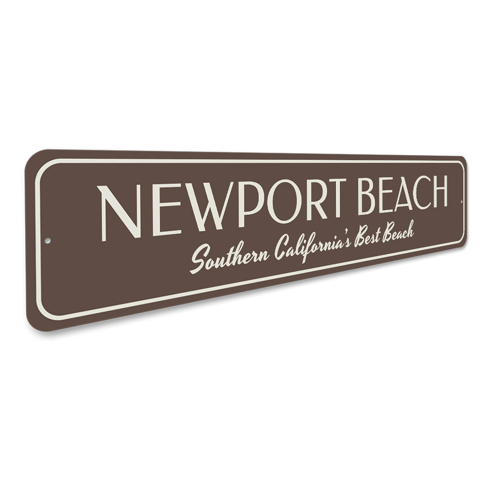 Newport Beach Sign Aluminum Sign
