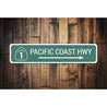 Pacific Coast Highway Sign Aluminum Sign