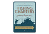 Fishing Charter Arrow Sign