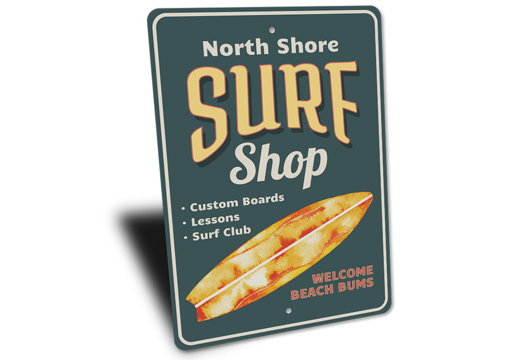 North Shore Surf Shop Sign