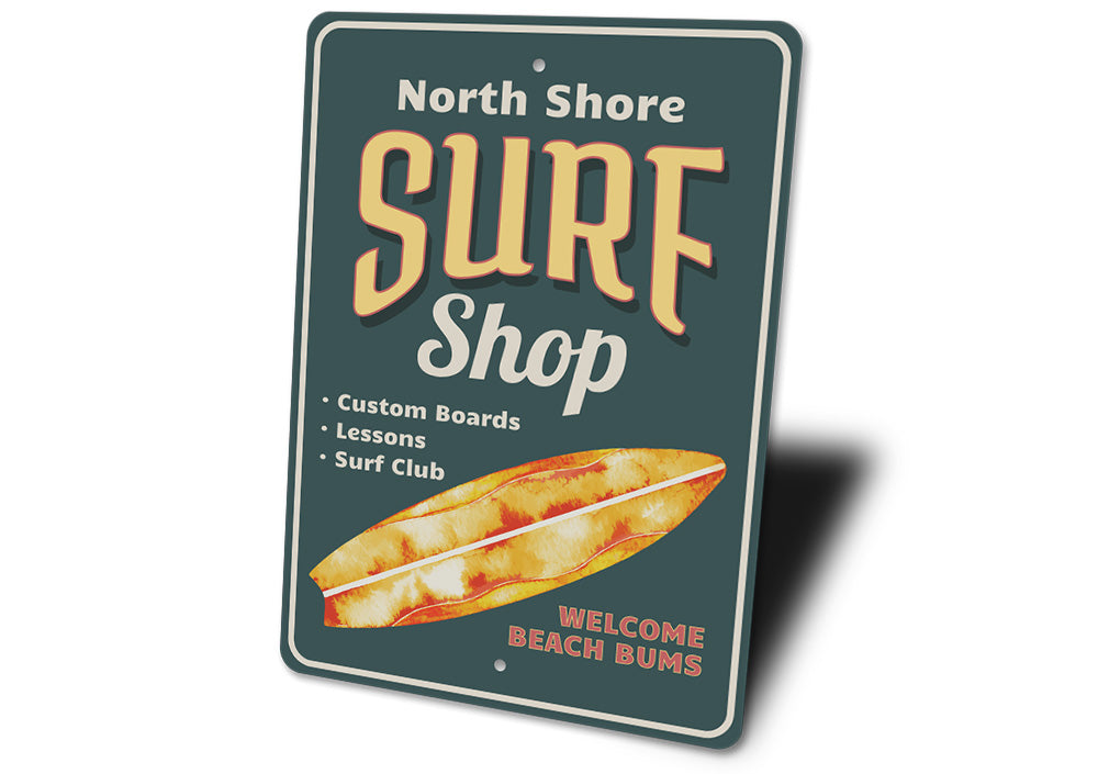 North Shore Surf Shop Sign