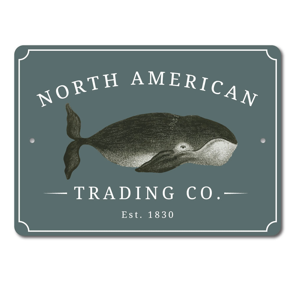 North American Trading Company Sign