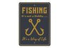 Fishing Hobby Sign