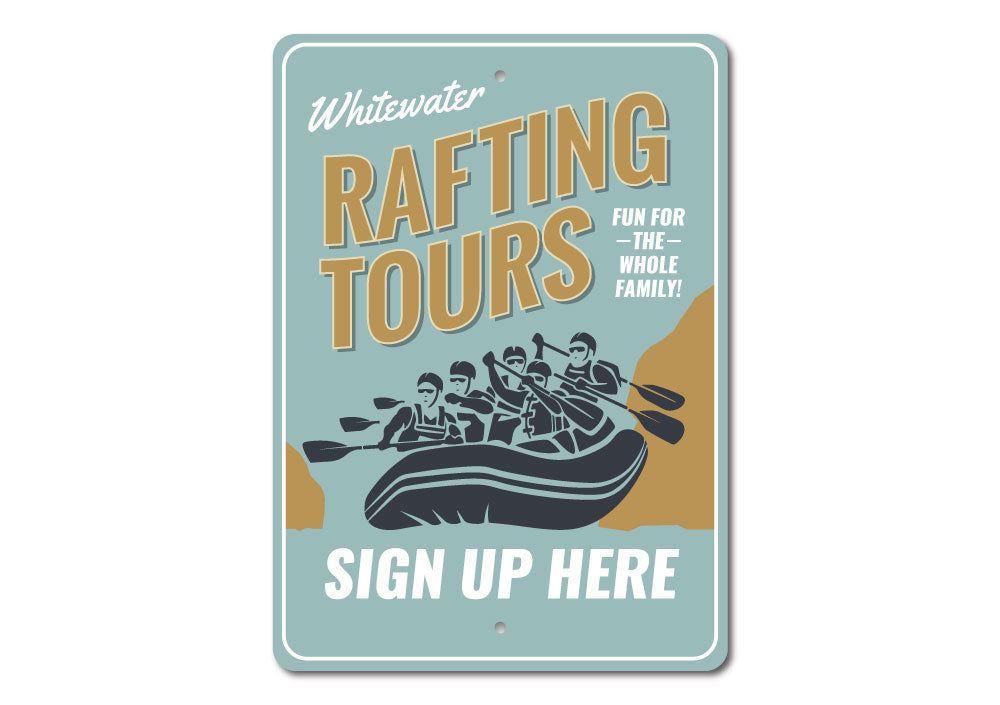 Whitewater Rafting Sign
