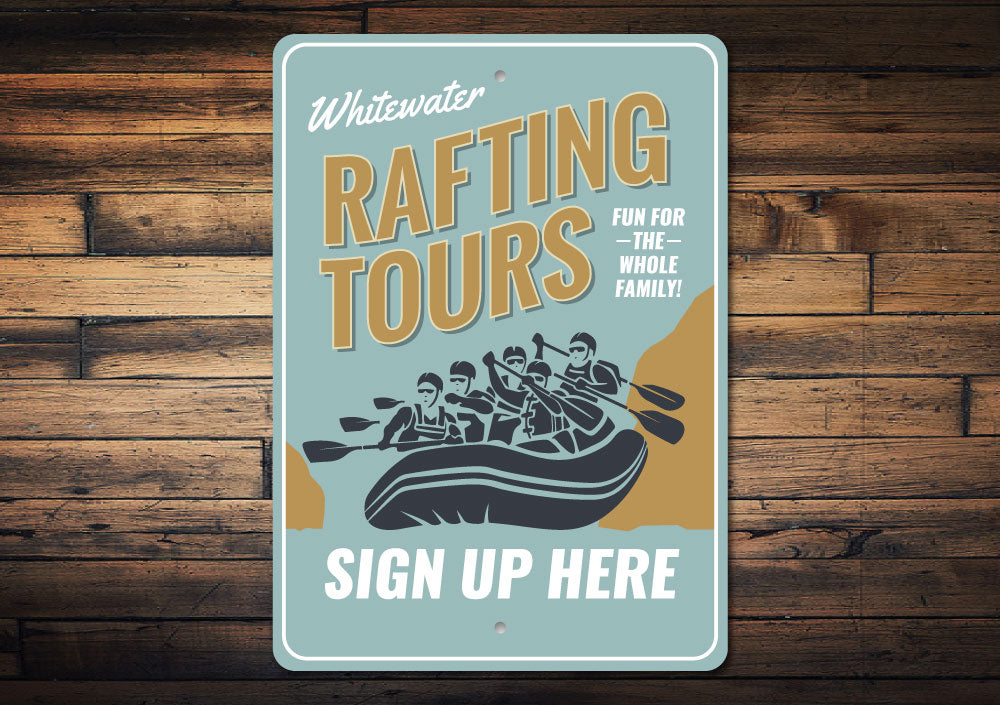 Whitewater Rafting Sign