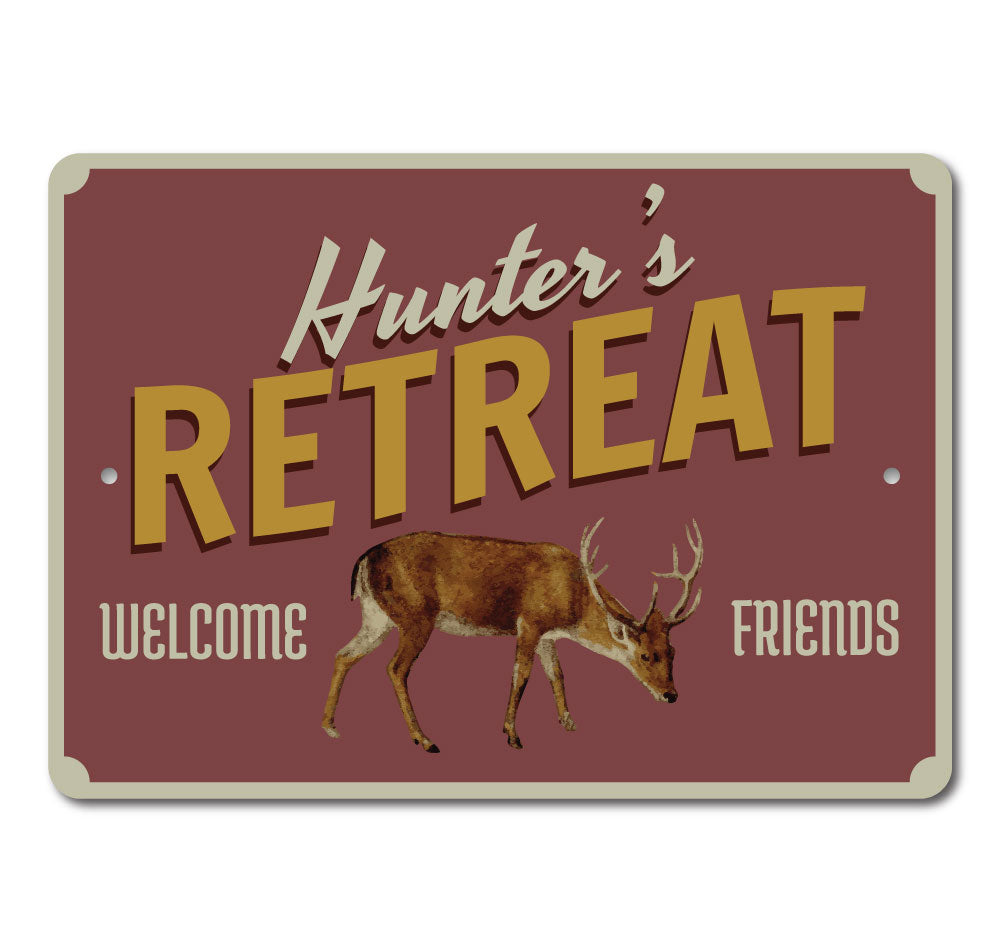 Hunter's Retreat Sign