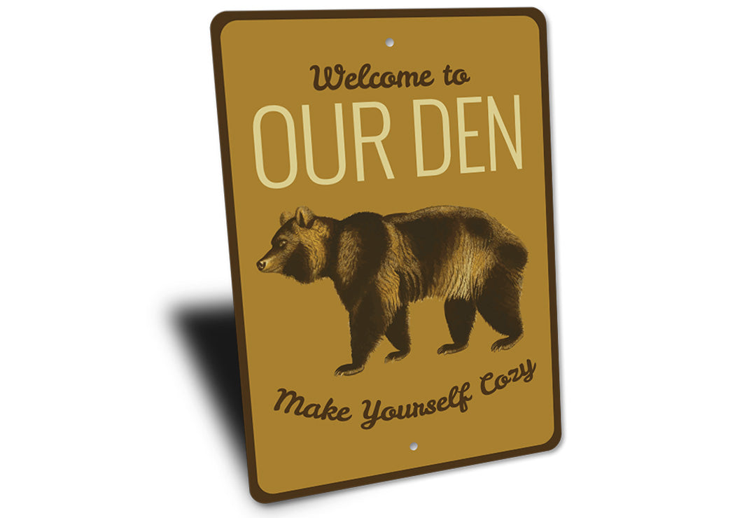 Bear Den Sign
