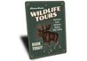 Wildlife Tours Sign