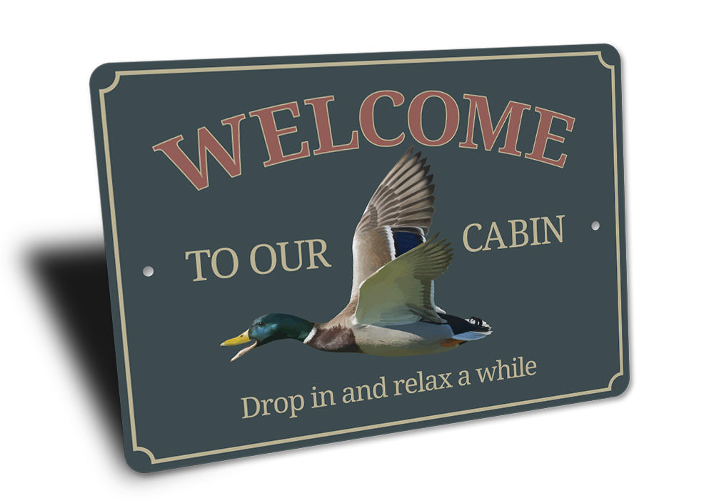 Duck Cabin Sign