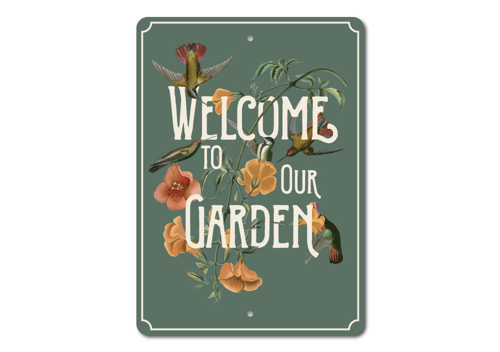Garden Welcome Sign