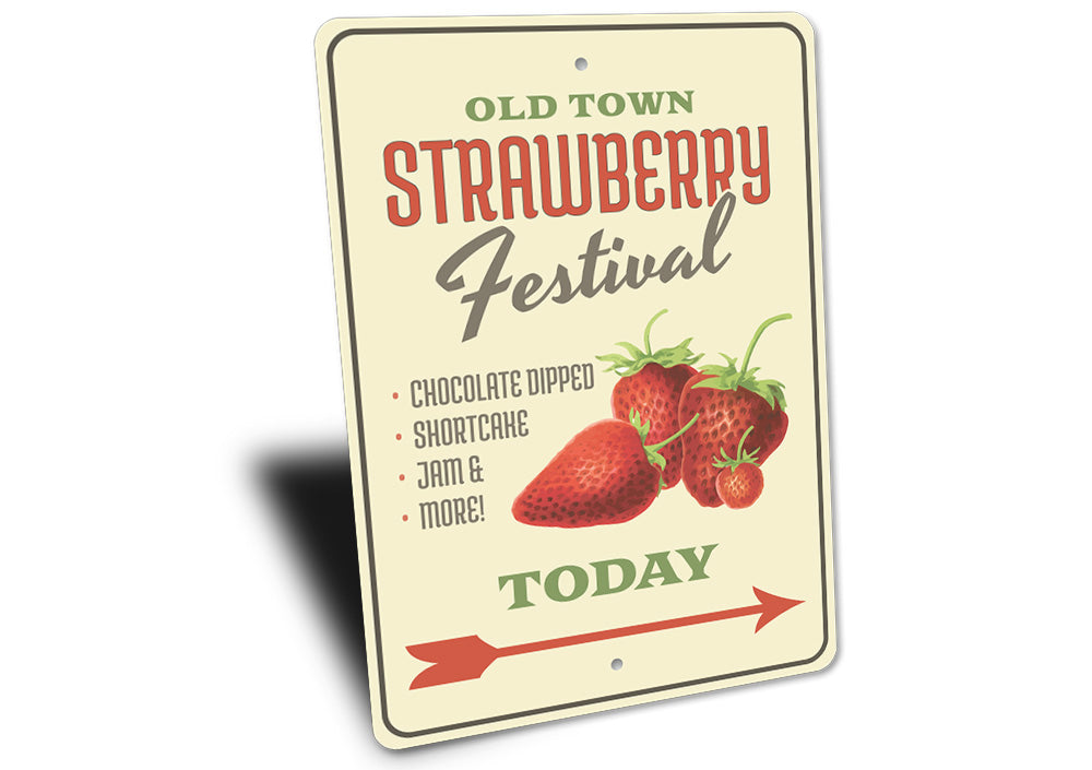 Strawberry Festival Sign