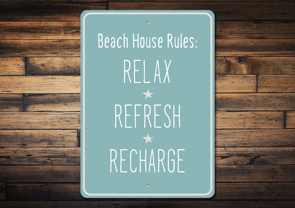 Beach Relax Sign