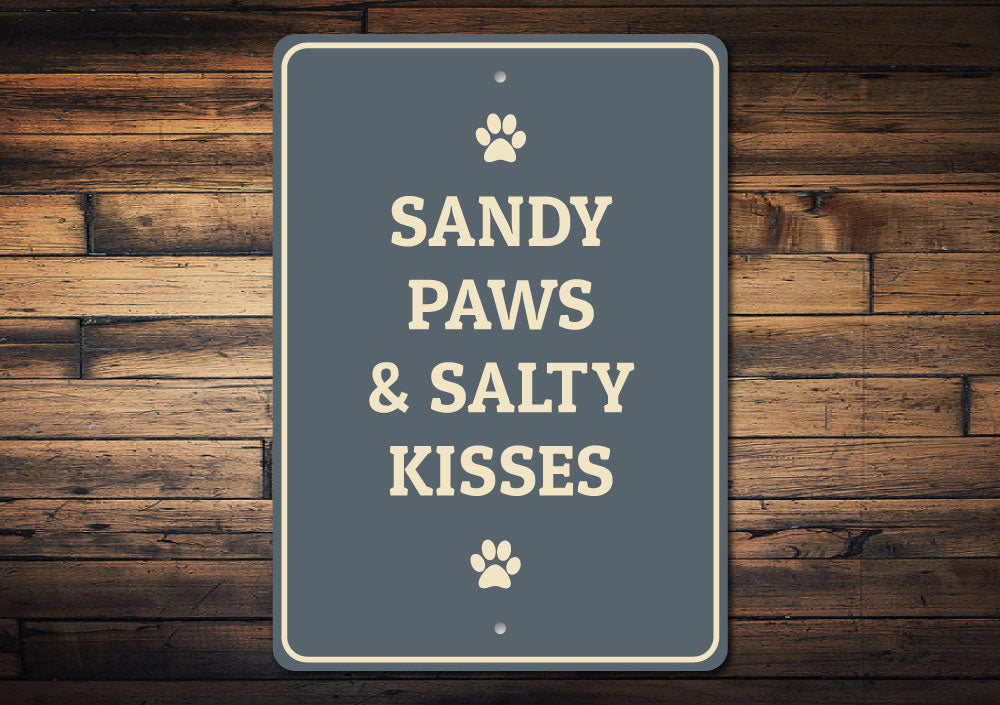 Sandy Paws Sign