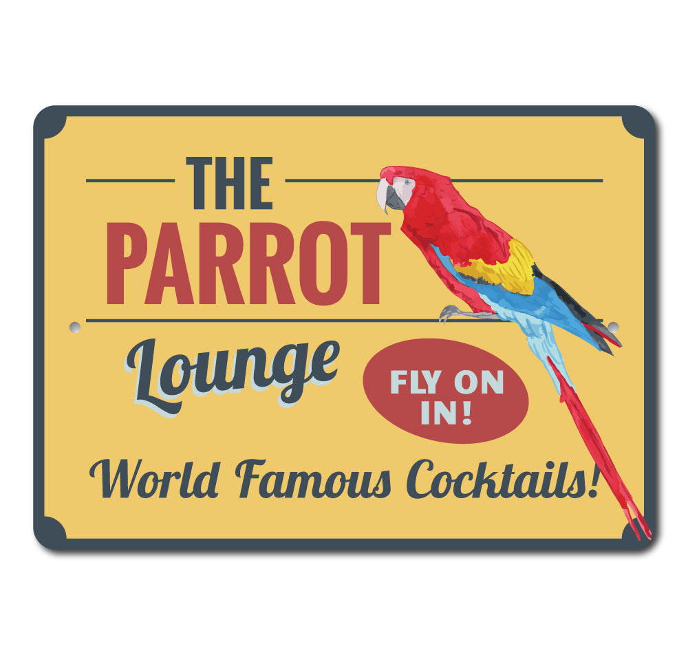 Parrot Lounge Sign