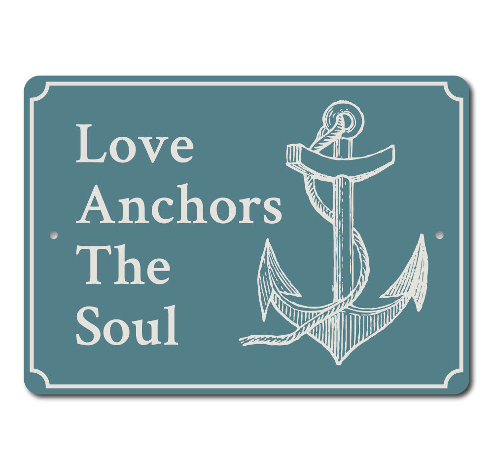 Love Anchors the Soul Sign
