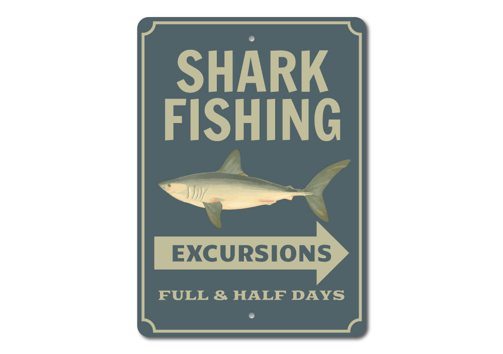Shark Fishing Sign
