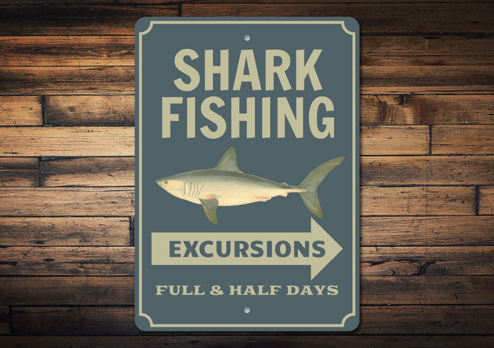Shark Fishing Sign
