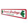 Holiday Greeting Sign Aluminum Sign