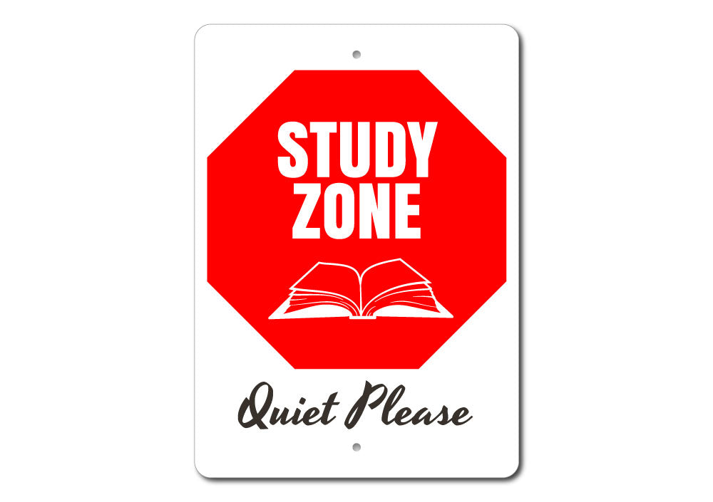 Study Zone Sign