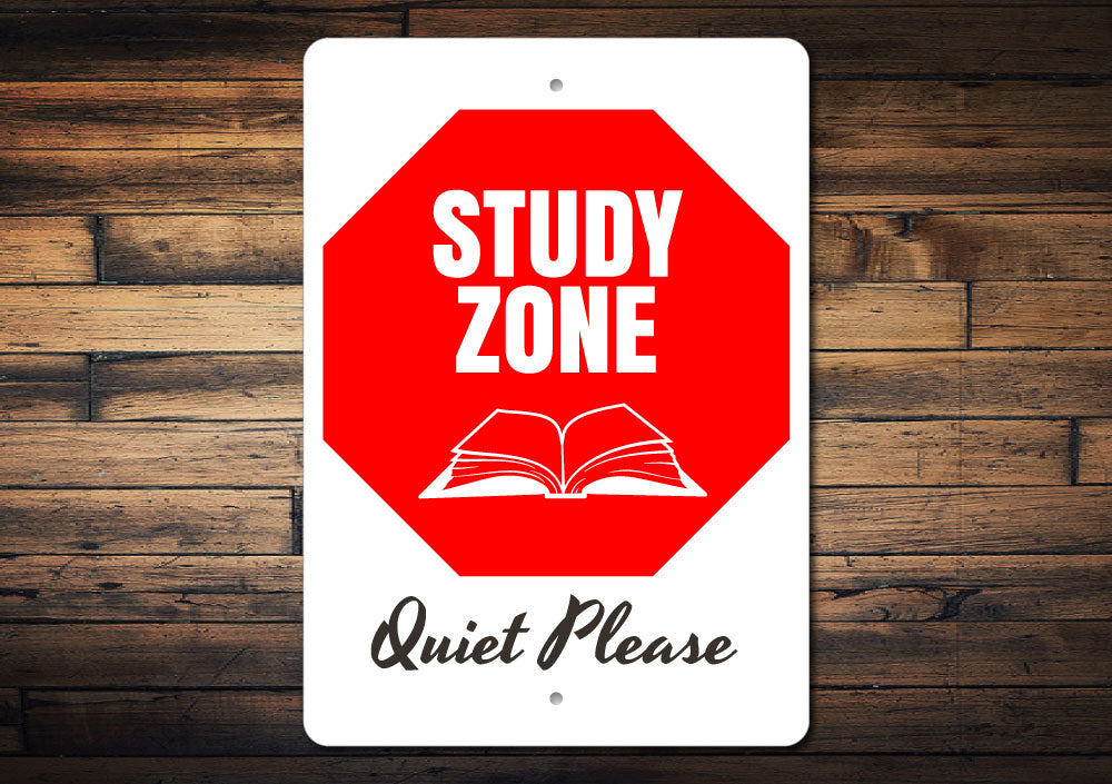 Study Zone Sign