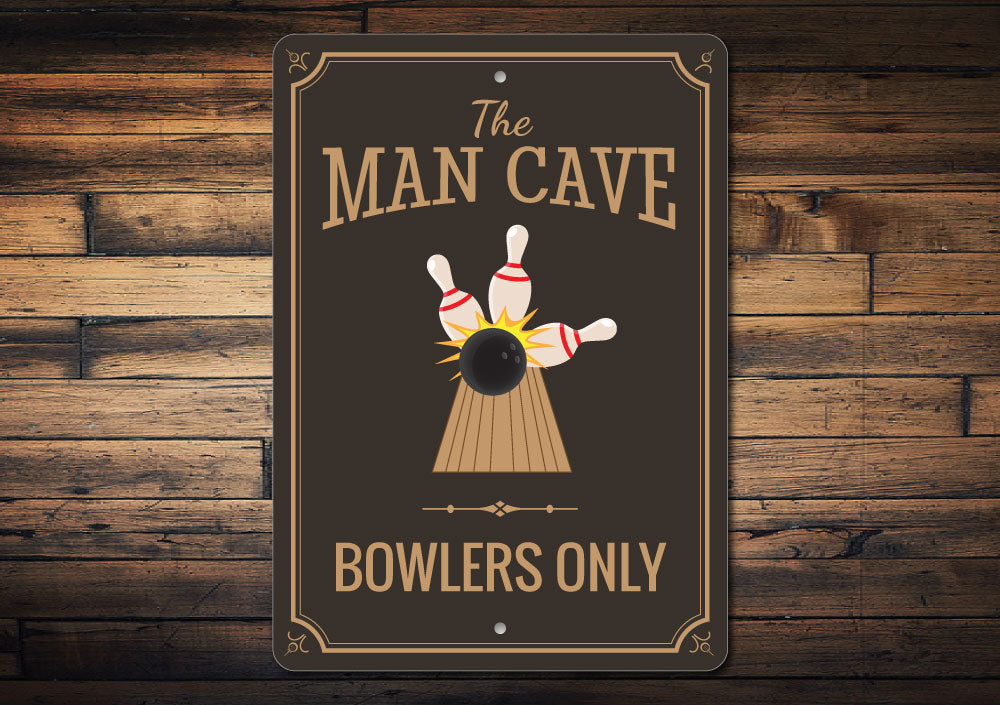 Bowler Man Cave Sign