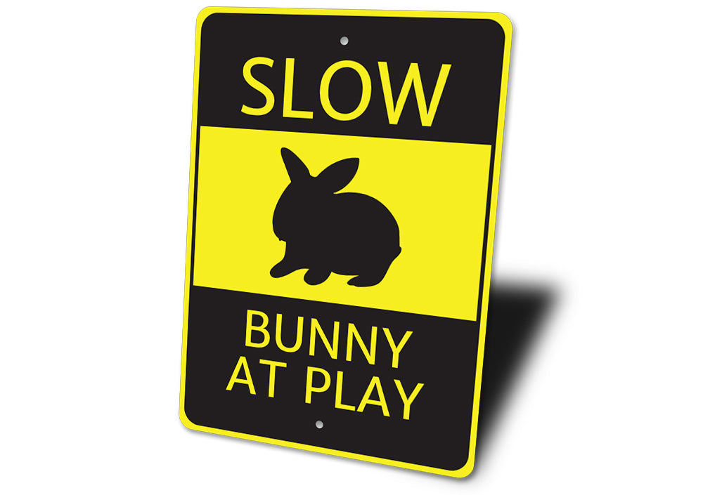 Bunny at Play Sign