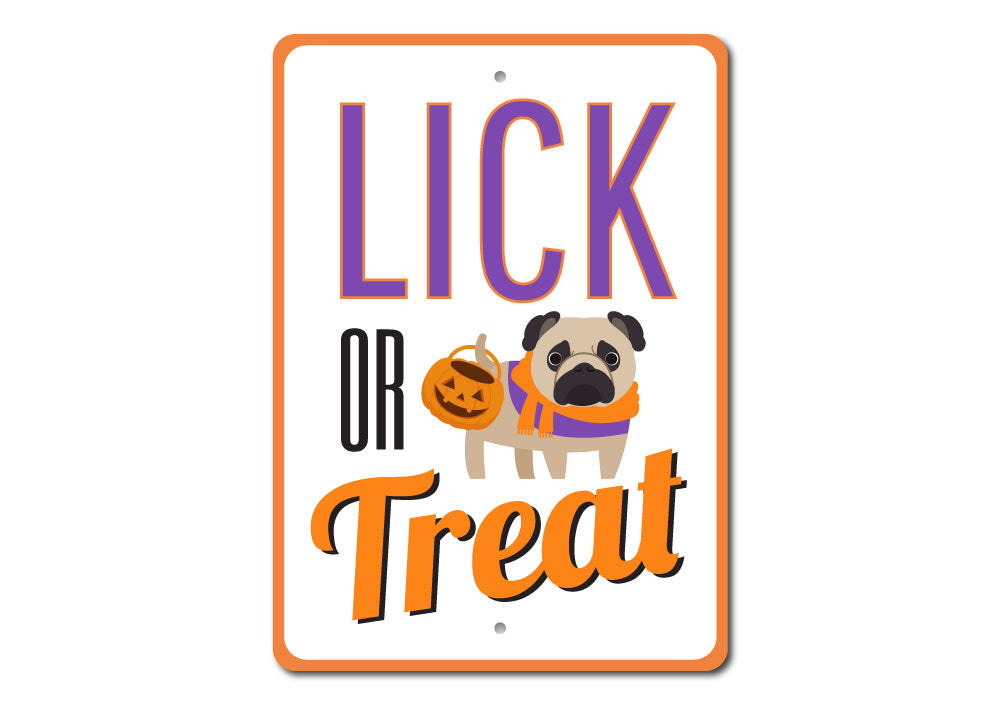 Lick or Treat Sign