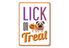 Lick or Treat Sign