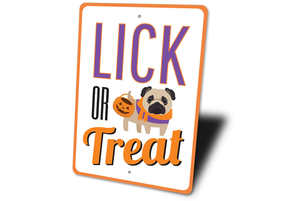 Lick or Treat Sign