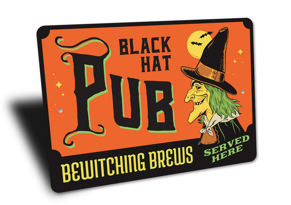 Black Hat Pub Sign