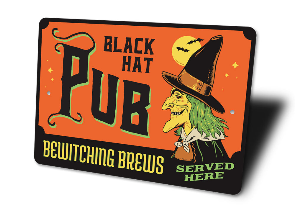 Black Hat Pub Sign