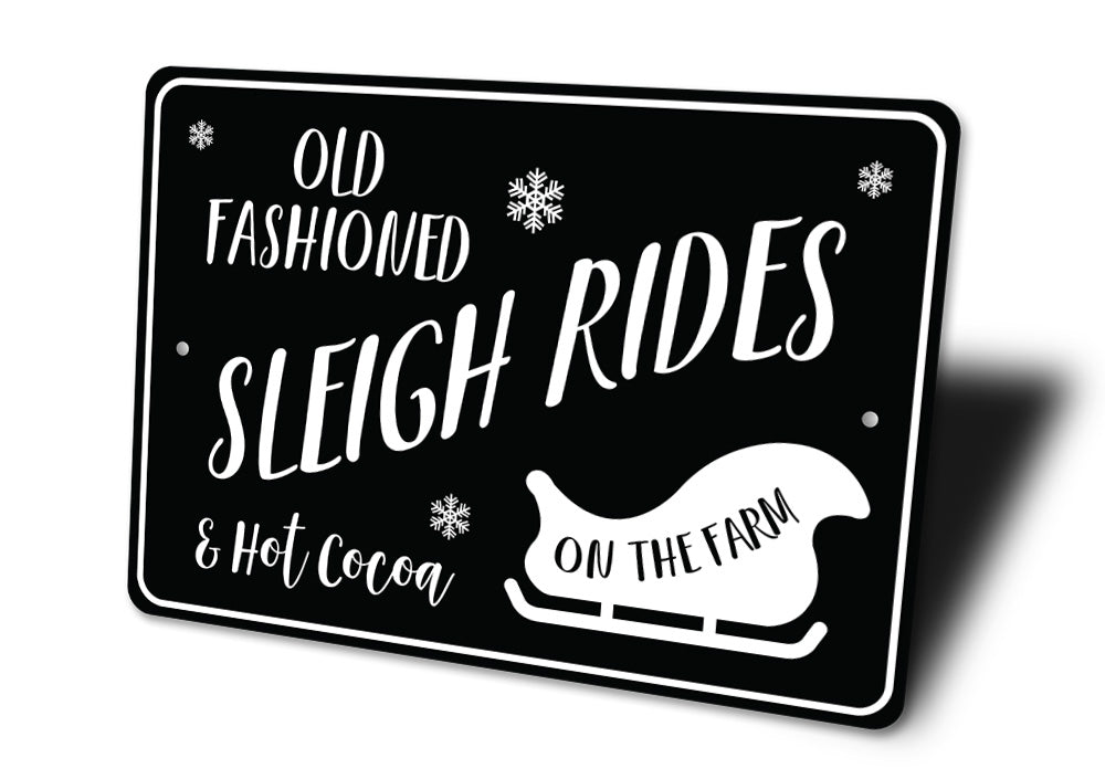 Old Fashioned Sleigh Rides Sign